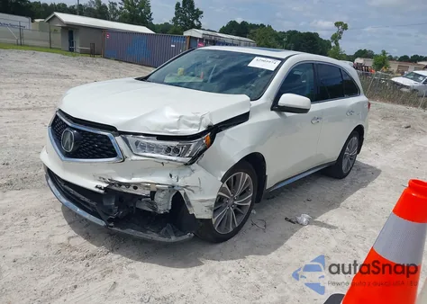 2018 Acura Mdx Technology Package Acurawatch Plus Pkg from USA, damaged, VIN 5J8YD4H50JL016201